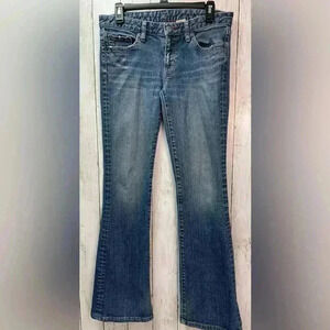 RARE Uniqlo Women's Boot Cut Super Low rise flare size 6